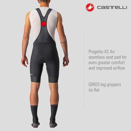 CASTELLI Cycling Endurance 3 Bibshort for Road and Gravel Biking l Cycling - Black - X-Large - Image 4