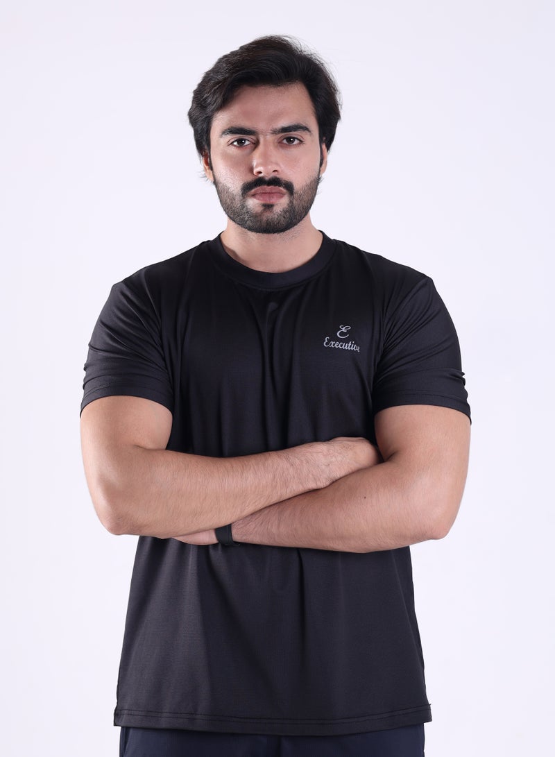 Executive LLC Men’s Breathable T-Shirt, Loose look Polyester Lightweight & Comfortable 150 GSM - Image 2