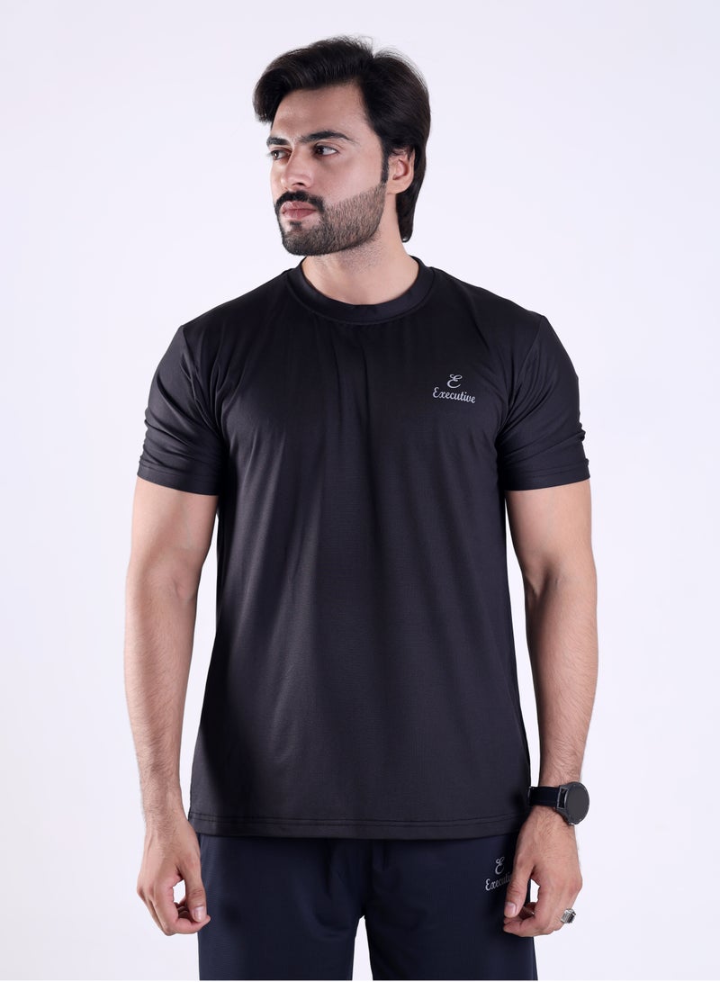 Executive LLC Men’s Breathable T-Shirt, Loose look Polyester Lightweight & Comfortable 150 GSM - Image 1