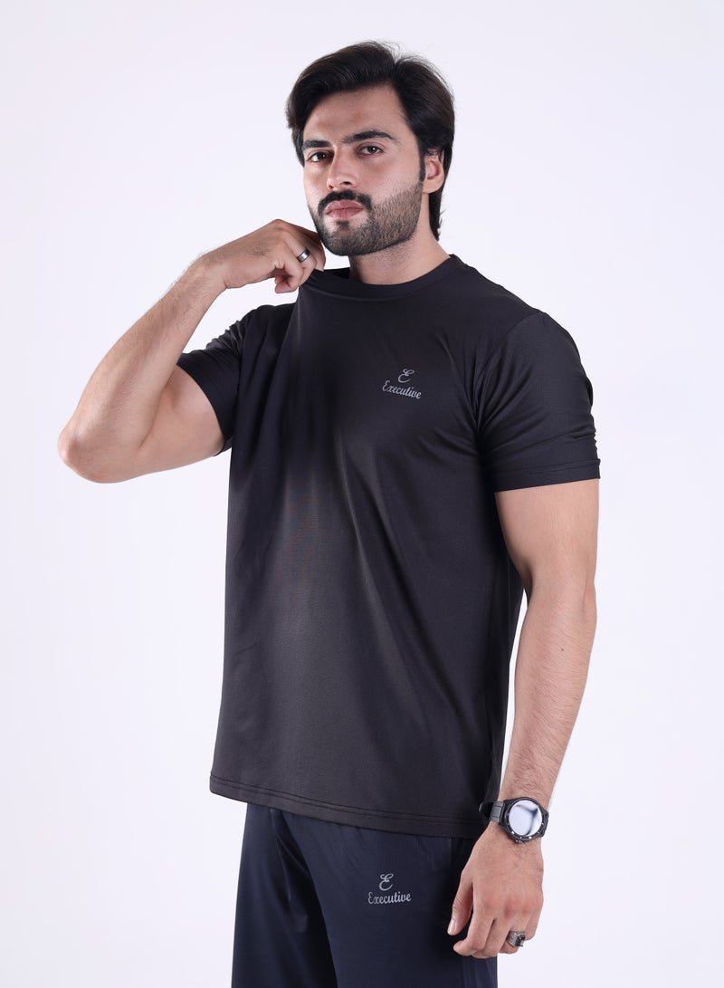 Executive LLC Men’s Breathable T-Shirt, Loose look Polyester Lightweight & Comfortable 150 GSM - Image 4