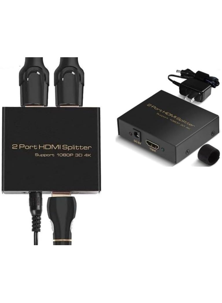 Bi-Directional HDMI Switch – 2 In 1 Out or 1 In 2 Out – 4K 30Hz HDMI Splitter & Selector – Supports 4K, 3D, 1080p – Manual Switch