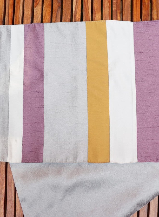 Zeba World Patchwork Multicolored 6 Seater Table Runner Cloth , Table Runner for Living Room, Dining Table Runner - (Size : 12" X 84" ; 30 Cms X 213 Cms) - Image 5