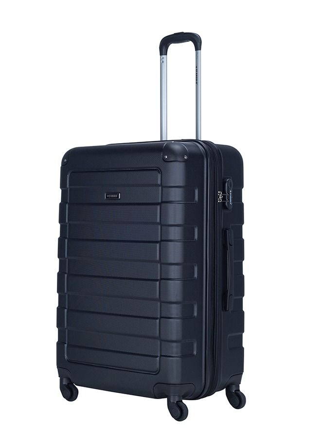 ستارجولد 4 عبوات من عربة الأمتعة ذات الجوانب الصلبة ذات الرقم الدوار باللون الأسود - Image 4