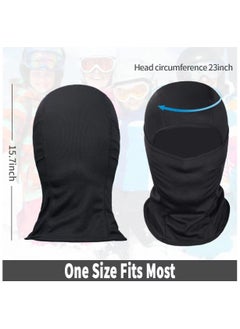 PYC Balaclava Face Mask UV Protection Ice Silk for Men Women Sun Hood Cycling, Climing, Running  - Image 2