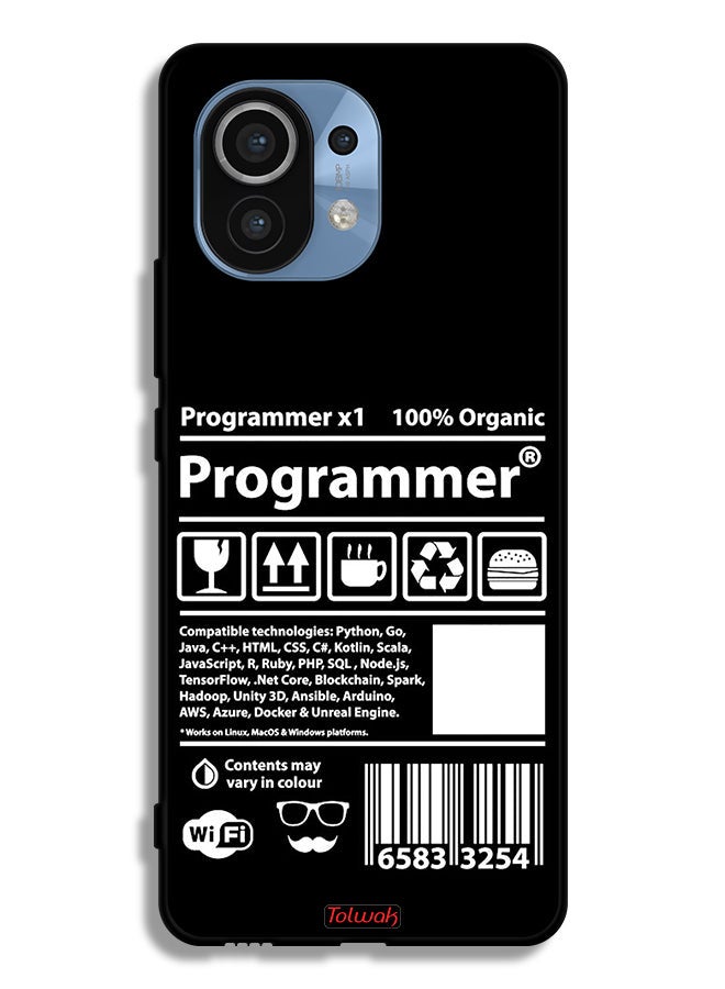 Tolwak Xiaomi Mi 11 Protective Case Cover Programmer Sticker - Image 2