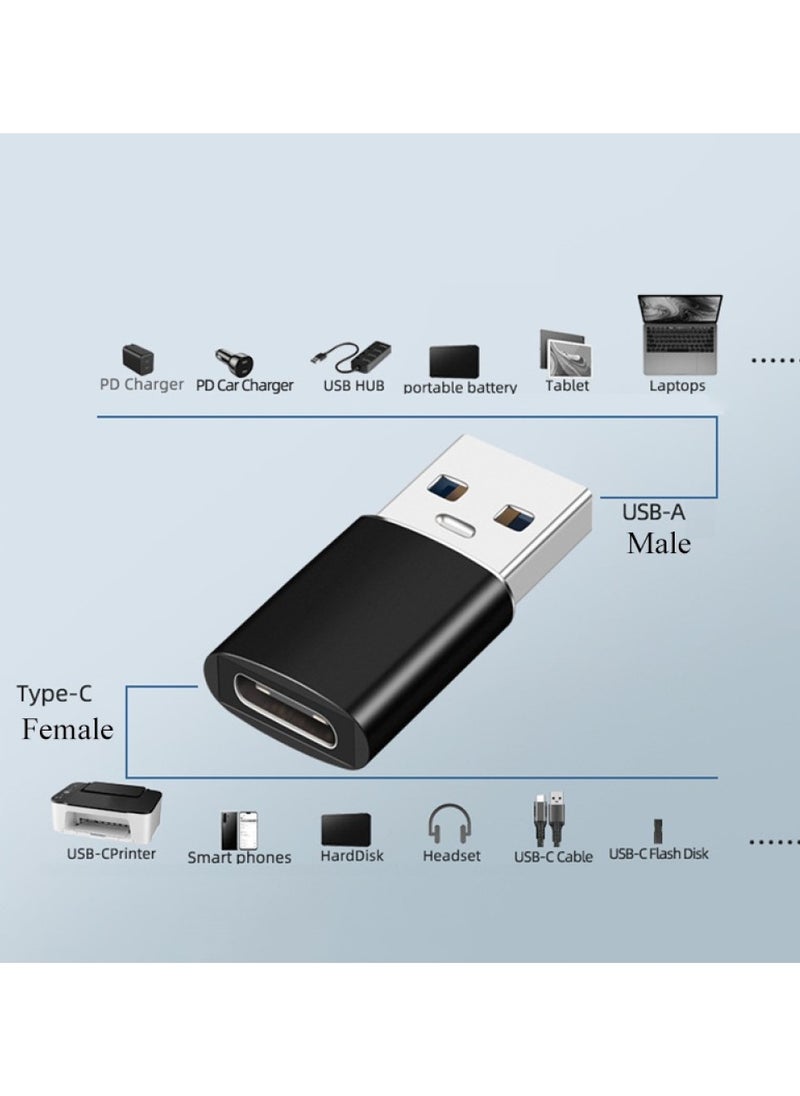 ماركة غير محددة محول شاحن USB A إلى Type C محول Type C  - Image 5