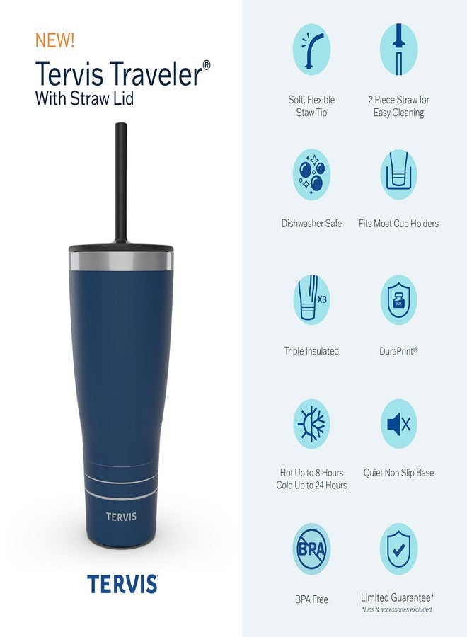 Tervis Traveler Disney - Villains Portrait Triple Walled Insulated Tumbler Travel Cup Keeps Drinks Cold & Hot, 30oz with Straw Lid, Stainless Steel - Image 3