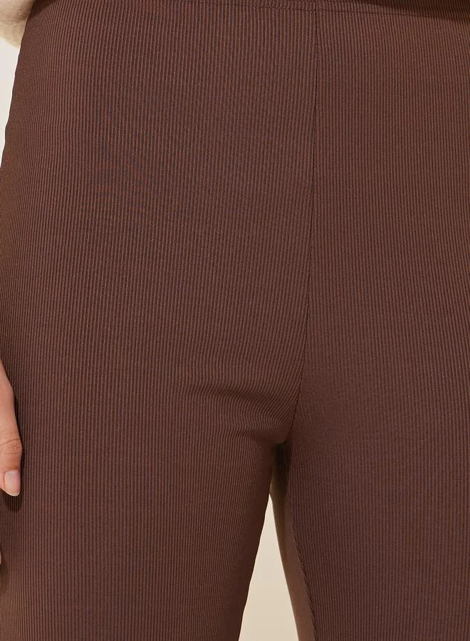 Take Two Solid Flared Pants