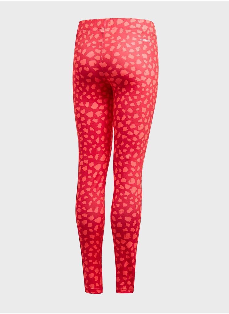Adidas - Youth Colour Block Tights - Image 1