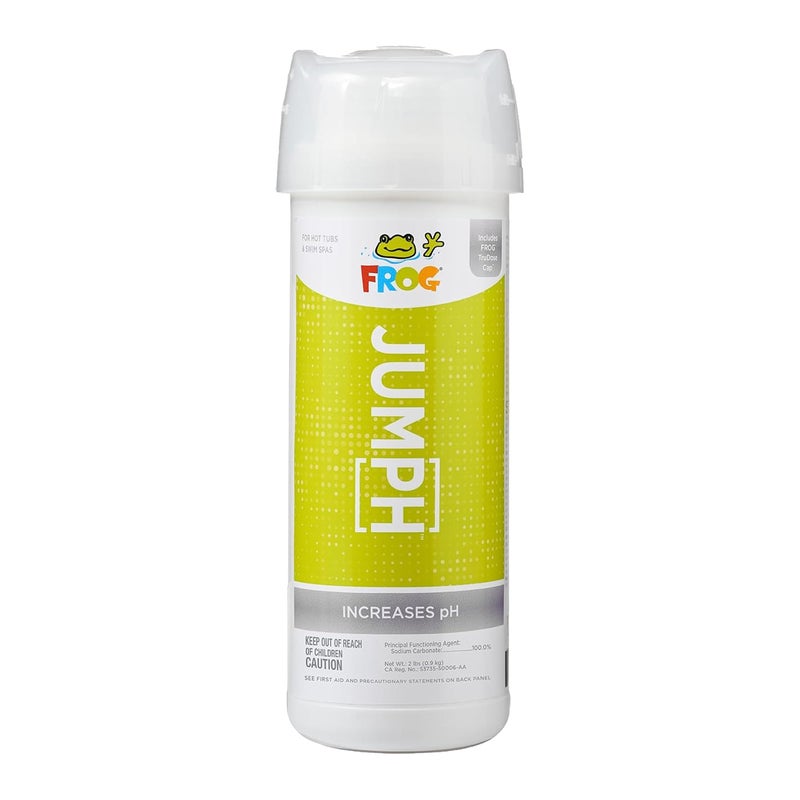 FROG JumpH pH Increaser for Hot Tubs and Swim Spas 2 lb Bottle with TruDose Measuring Cap for Easy Maintenance Balancing 1 Pack - Image 2