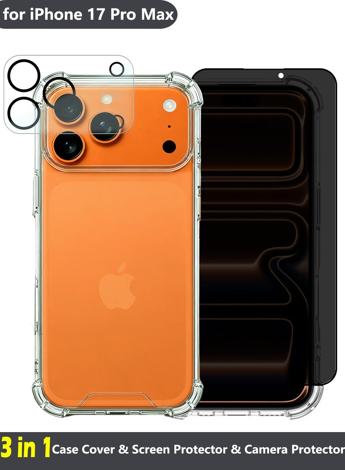 youque Youque 3 In 1 iPhone 17 Pro Max Protection Pack Z37E87828A508FE00F903Z
