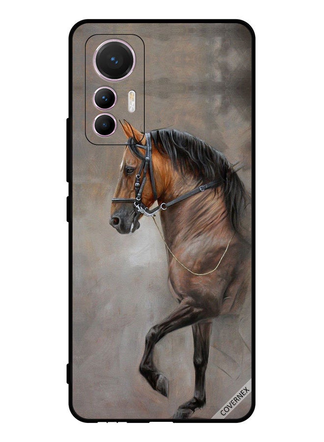 Covernex Protective Case Cover For Xiaomi 12 lite Vintage Picture Of Horse - Image 1