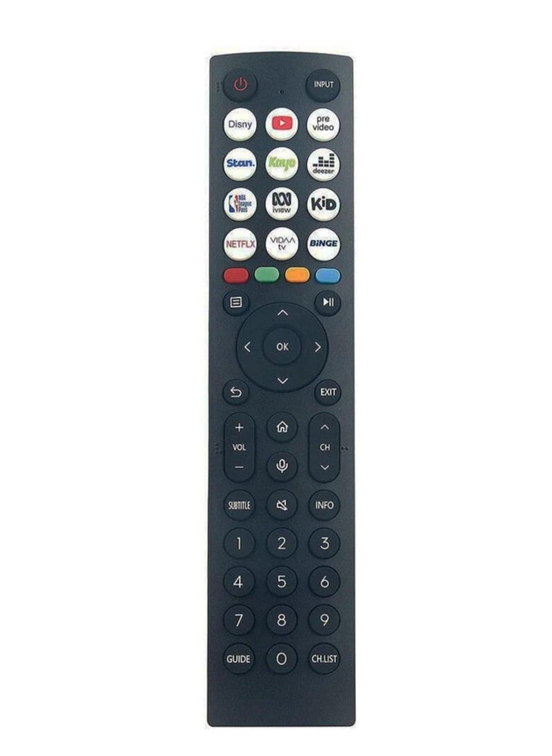 ELTRAZONE - ELTRAZONE Remote Control Replacement for 4K UHD LED LCD Smart TV – Compatible with Models 55U7HAU, 65U7HAU, 75U7HAU, 85U7HAU, 50A7HAU, 85A7HAU, 55A7HAU – Universal Compatibility, Easy Setup, Ergonomic Design, Seamless Control, Ideal for Daily Use, Energy Efficient with Long Battery Life - Image 1