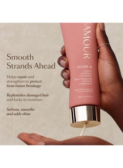 VEGAMOUR VEGAMOUR HYDR-8 Hydrate and Repair Conditioner - Hydrating Conditioner with Marula Oil, Moringa Oil, Ceramides & Biotin, Natural Conditioner for Dry Hair  - Image 5