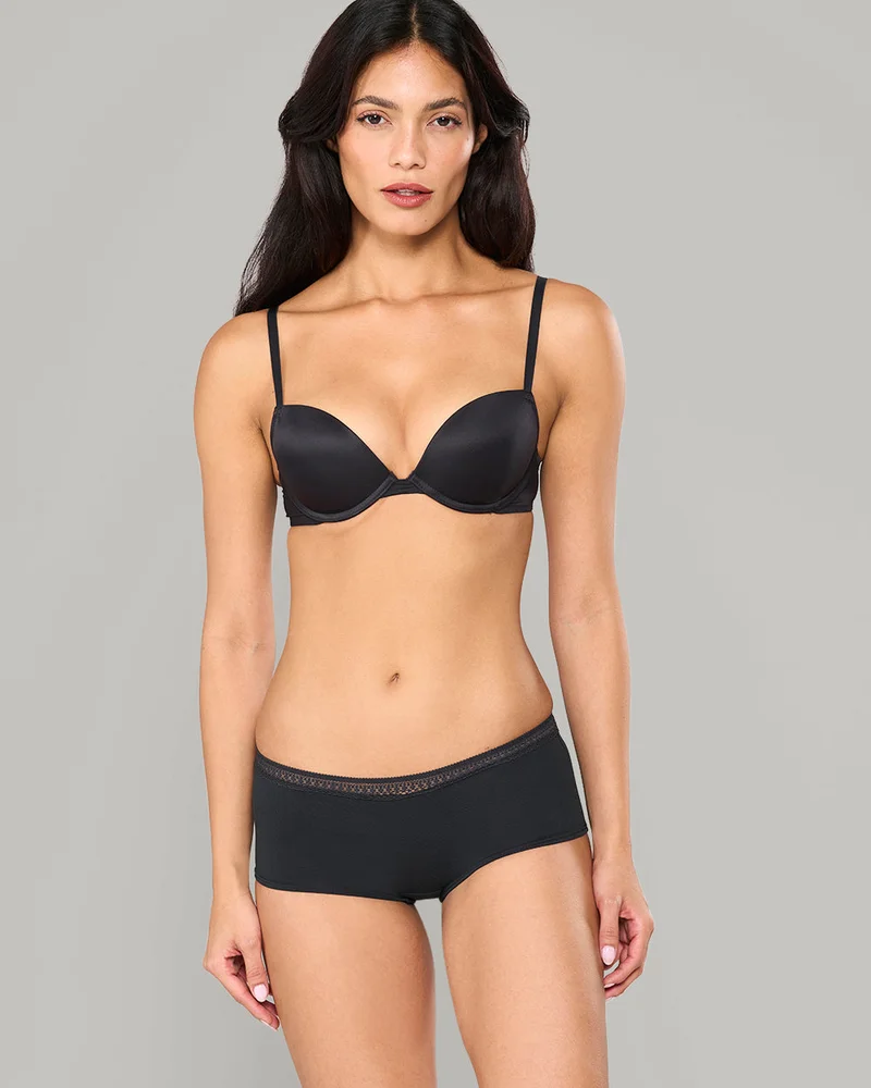 La Senza La Senza Cotton Boyshort Panty with Logo Band