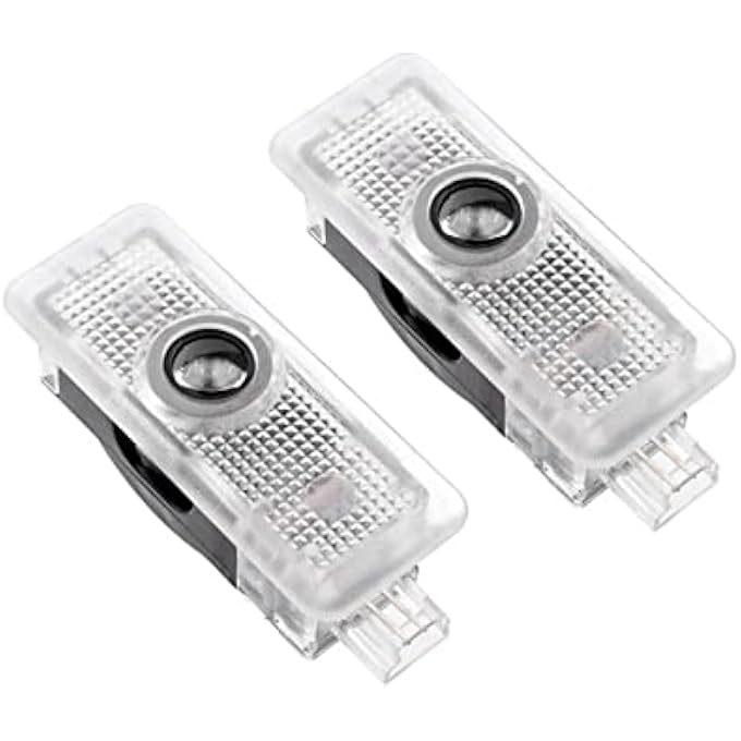 RLRHOO 2 Pcs NonFading Car Door Led Logo Projector Welcome Lamp Door Light Puddle Lights Kit Compatible With Accessories Cla45 Cla250 E200 E400 C200 Coupe Cls45 Cls300 Cls350 Cls400 CE CoupeClaCls - Image 1