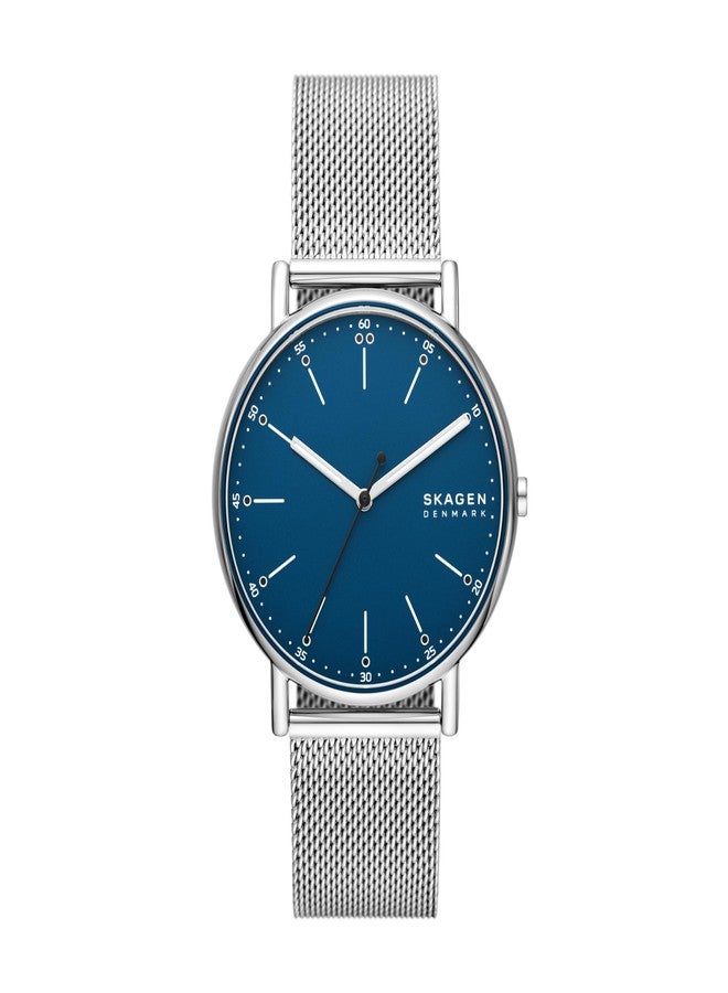 Skagen Men's Signatur Three-Hand Silver Stainless Steel Mesh Band Watch (Model: SKW6904) - Image 1