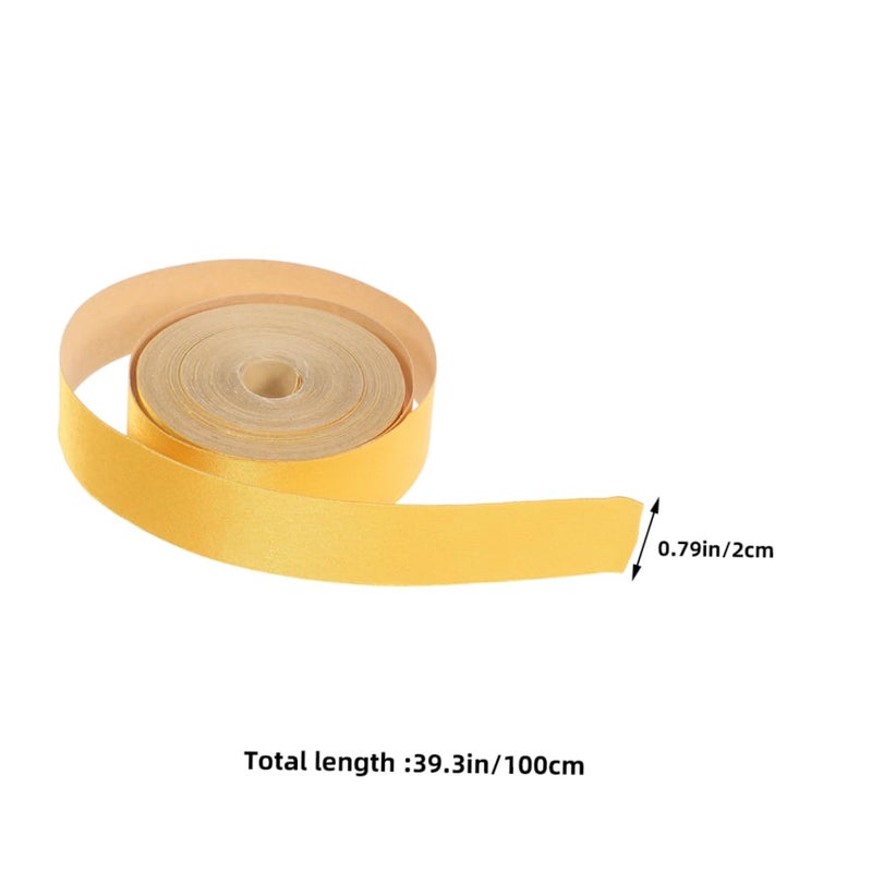 شرائط قماشية ذاتية اللصق صفراء لشريط حافة عاكس المصباح لمصابيح الطاولة - Image 3