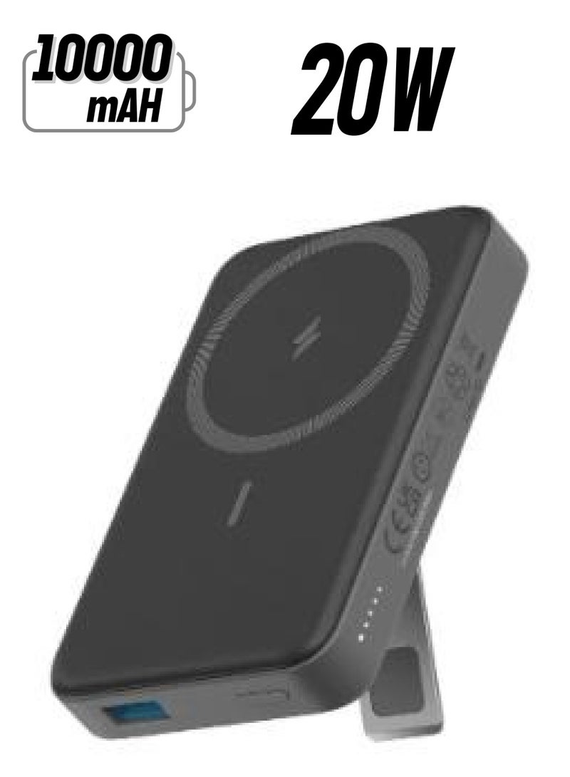 شاحن أنكر 633 لاسلكي/سلكي سريع بقوة 10000 مللي أمبير في الساعة - أسود - Image 1