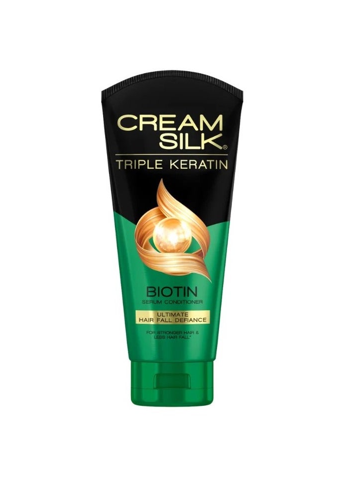 Cream Silk CREAMSILK TRIPLE KERATIN Biotin Serum Conditioner ULTIMATE HAIR FALL DEFIANCE 170ML 