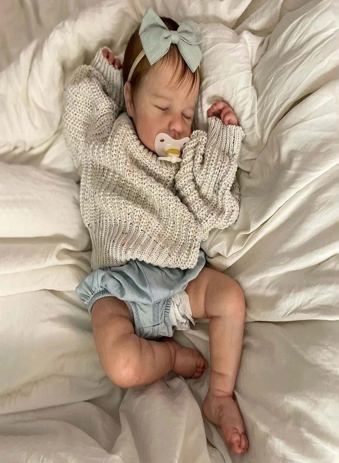 Anano Full Silicone Baby Doll 20 Inch Reborn Baby Dolls Silicone Full Body, Realistic Babys Doll Newborn Girl, Real Life Babys Dolls Posable Anatomically Correct Reborn Babies - Image 4