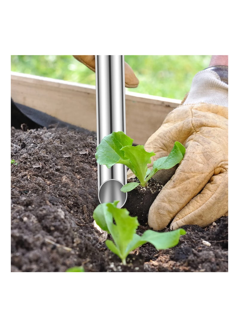 Generic - Seed Planter Tool, Garden Bulb Transplanter Tool, Metal Seedling Transplanter Tool, Manual Hole Digger, Flowers Seedling Planting Tools for Garden Backyard Farm Orchard Tulip Daffodil Crocus(1 Pack) - Image 1
