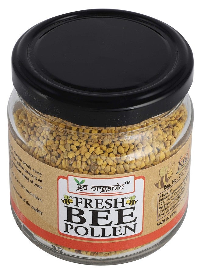 Go Organic Organics Bee Pollen - Honey - Natural Anti-Oxidant Rich In Protein And Immunity Booster - Simply Good Food -150g - Image 1