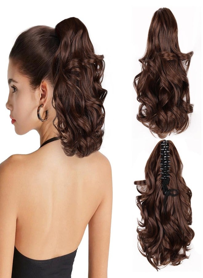 ريتزكارت وصلة شعر بمشبك، طولها 12 بوصة، شعر قصير مموج صناعي، ذيل حصان للنساء، ذيل حصان مجعد بمشبك آمن، قطعة شعر طويلة ذات مظهر طبيعي لسهولة التصفيف (2-30) - Image 1