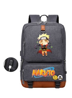 Naruto Teenage Students Men And Women Printed Casual Travel Backpack 