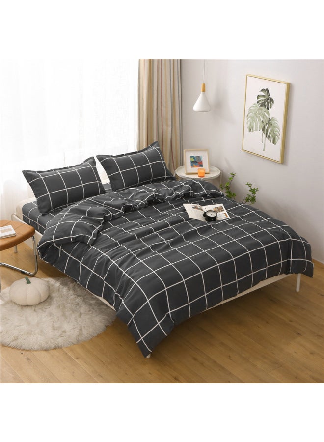 Quilt Cover Single Piece 150x 200 Student Dormitory Single Quilt Cover 200x 230cm Double Quilt Imitation Cotton Four Seasons Wholesale-Color:Roman-Specifications:150x200cm Quilt Cover - Image 1