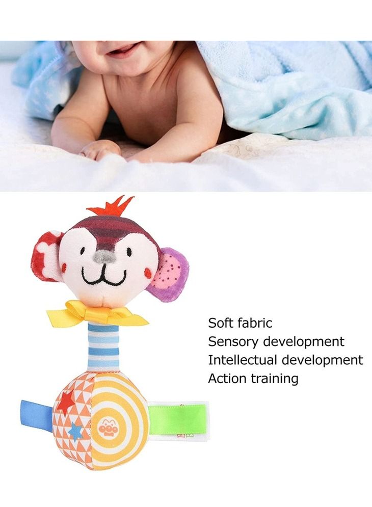 WAOKN Plush Hand Rattle Toys Baby Rattles Toys Baby Hand Grip Toys Soft Rattle Toys Rattles Shaker for Kindergarten  - Image 5