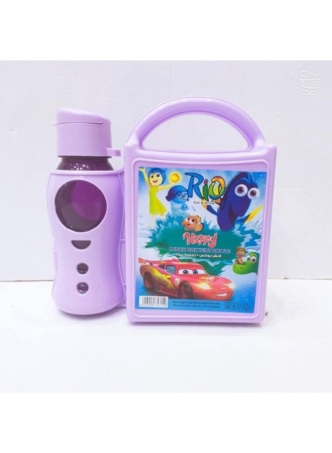 ريو صندوق غداء للأطفال 2 في 1 مع حامل زجاجة T-3322 - Image 1
