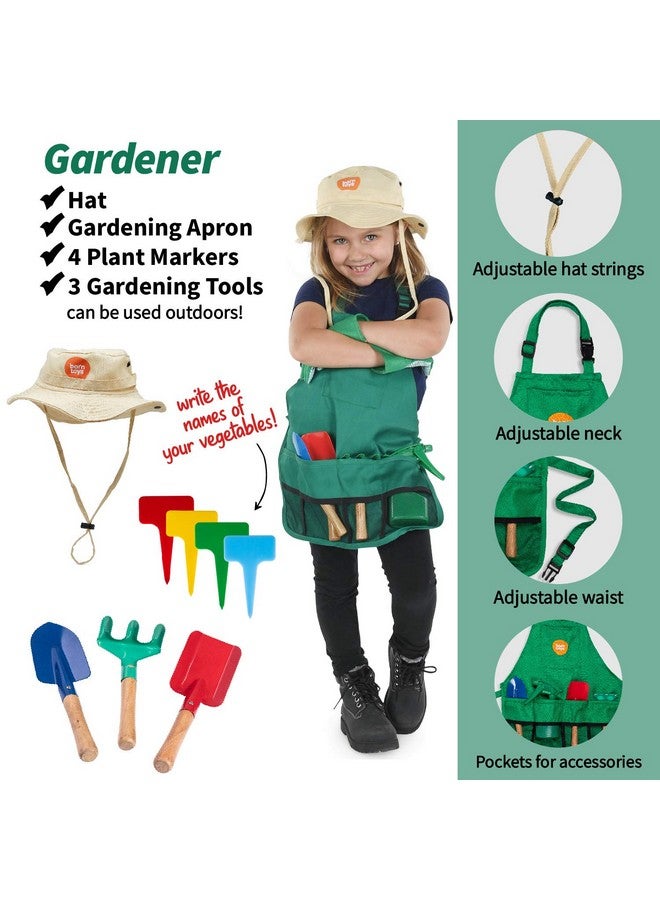 Born Toys Kids Dress Up Costumes for Toddlers - Washable Play Outfits for Boys & Girls, Ages 3-7 (Worker, Chef, Gardener) - Image 5