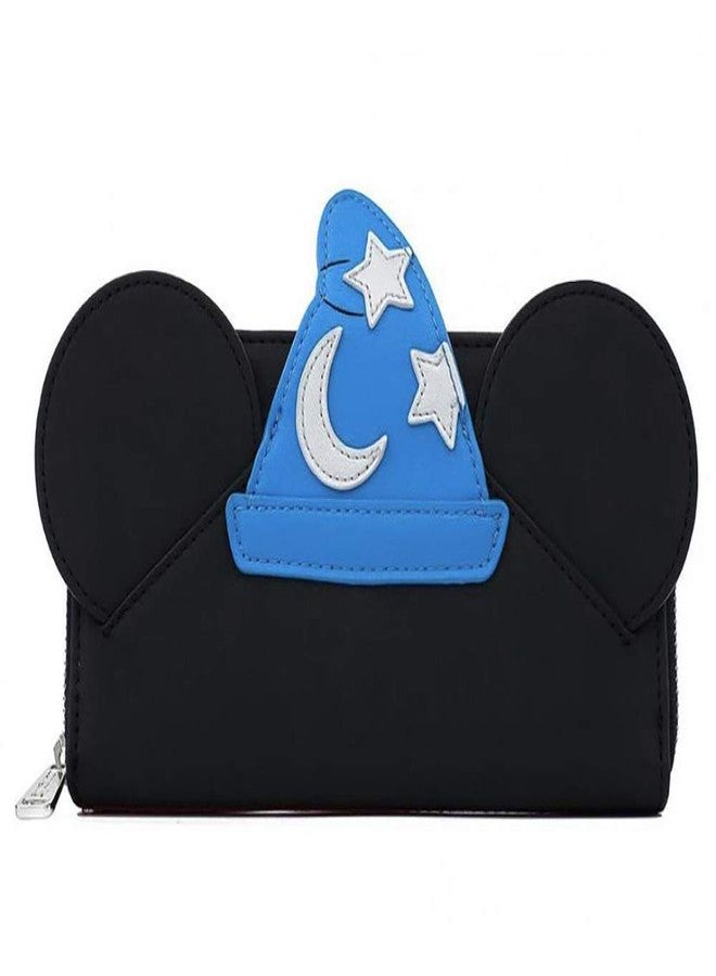 Loungefly Disney Sorcerer Mickey Mouse Cosplay Faux Leather Wallet - Image 1