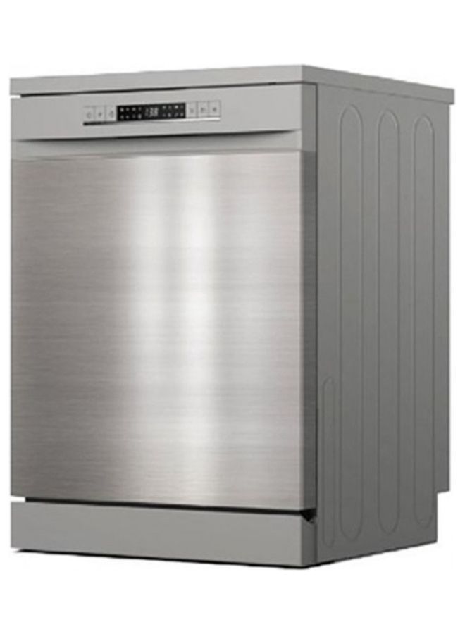 Hisense Dishwasher Free Standing 15 Place Setting With 6 Programs International Version HS623E90X Silver - Image 1