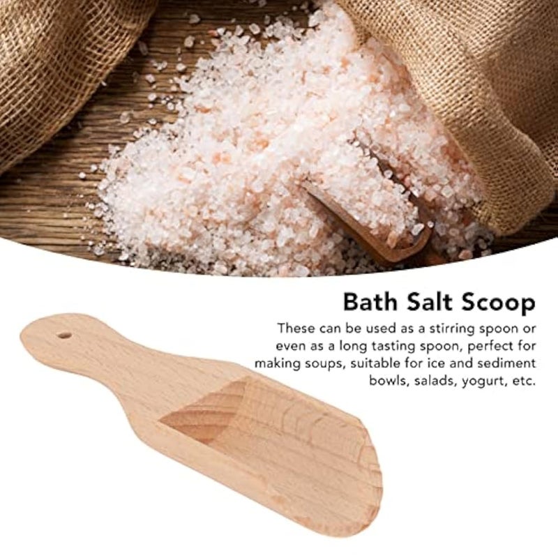 AMONIDA Bath Salt Shovel, Eco-Friendly Multipurpose Salt Scoop Abrasion Resistant Portable for Home (Type 1 (9.6x3x1.5cm/3.8x1.2x0.55inch)) - Image 2