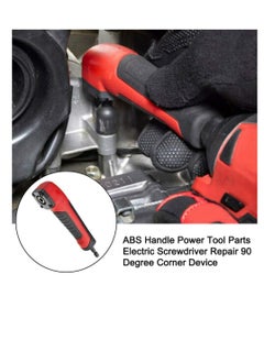 Y&D Right Angle Attachment ABS Handle Electric Screwdriver, Repair 90 Degree Corner Device Screwdriver Socket Adapter Drill Bit Adapter, Perfect for Drilling or Driving in Tight Spaces  - Image 2