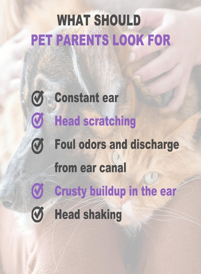 Marimer Ear Cleanser for Dogs and Cats - 5.07oz Gentle Daily Ear Wash with Natural Lactic & Malic Acid - Long Nozzle for Deep Ear Cleaning - Removes Wax, Odor & Moisture - Alcohol-Free Formula - Image 5