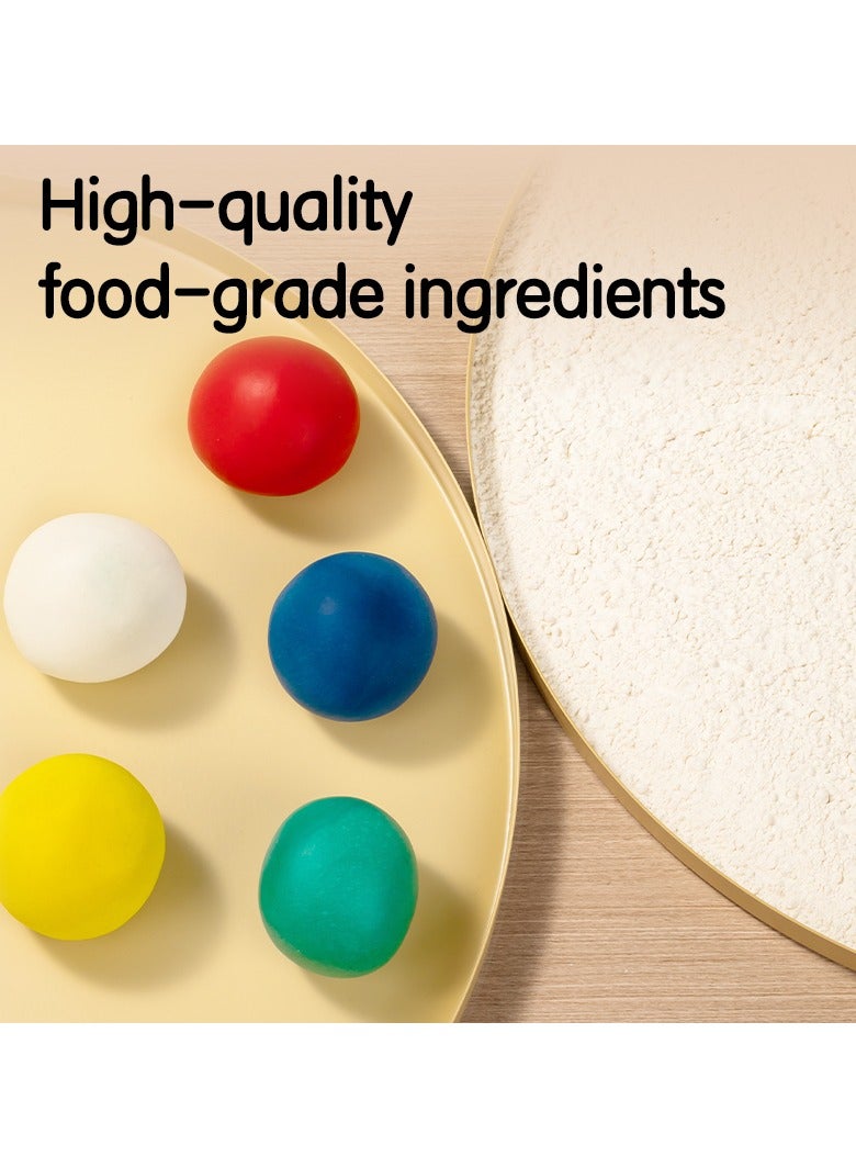 Deli EY005 Dough 12 colors N.W.168g with 2 molds and 1 tool - ideal for creative play - Image 2