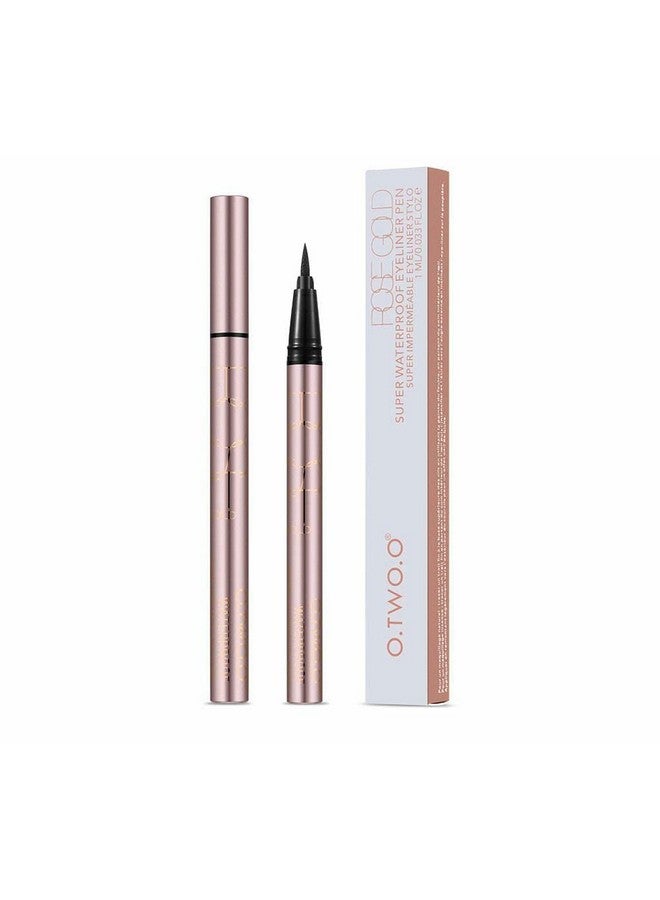 COSLUXE O Two O Rose Gold Super Waterproof Long Lasting Eyeliner Pen 1Ml 01Black - Image 1