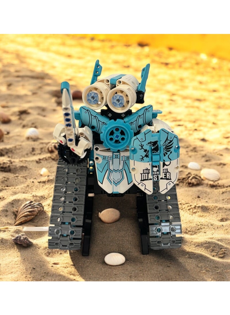 Master 3-in-1 RC Robot Blocks Model Toy Set (398PCS), App-Controlled STEM Educational Building Blocks, Car, Dog & Gripper Models, Creative DIY Toys for Kids  - Image 5