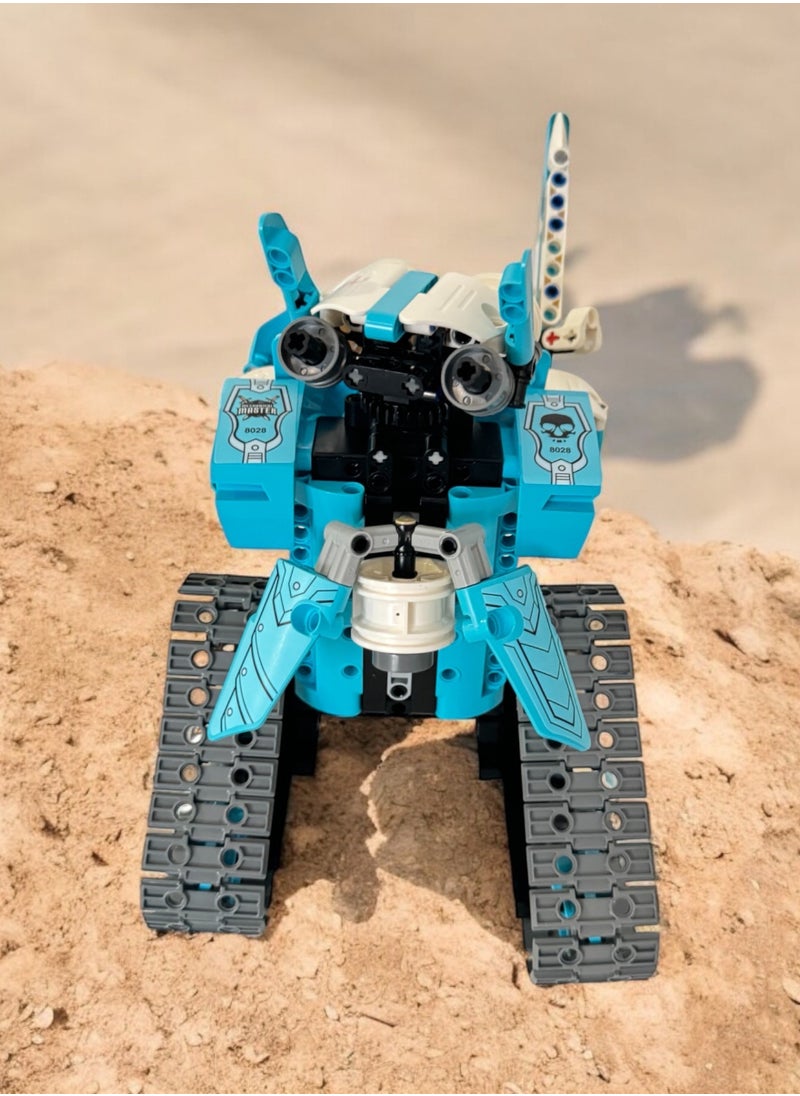 Master - 3-in-1 RC Robot Blocks Model Toy Set (398PCS), App-Controlled STEM Educational Building Blocks, Car, Dog & Gripper Models, Creative DIY Toys for Kids - Image 1