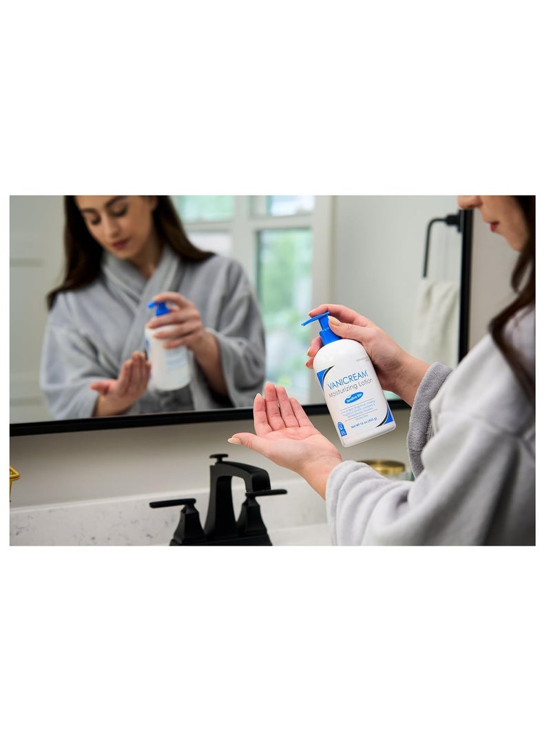 Vanicream - Vanicream Moisturizing Lotion with Pump Dispenser - 16 fl oz (1 lb) – Formulated Without Common Irritants for Those with Sensitive Skin - Image 1