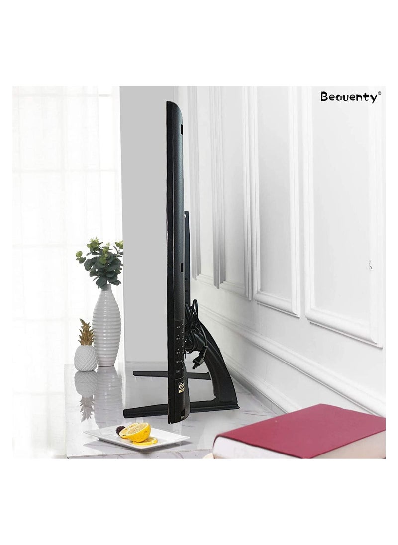 Generic - Universal TV Stand Tabletop for 40 to 70 inch Plasma LCD LED Flat Screen TVs, LCD TVs Premium Height Adjustable Leg Stand, Holds Up 35kg - Image 1