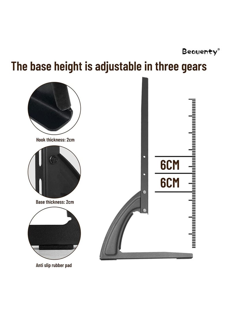 Generic - Universal TV Stand Tabletop for 40 to 70 inch Plasma LCD LED Flat Screen TVs, LCD TVs Premium Height Adjustable Leg Stand, Holds Up 35kg - Image 1
