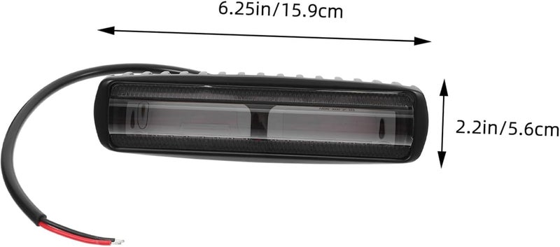 Ciieeo Ultra Bright Non-Glare LED Forklift Signal Light Bar 12V Waterproof Warning Light for Trucks and Pedestrian Safety Suitable for Warehouse and Industrial Use - Image 2
