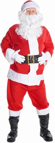 Morph Santa Claus Costume For Men - Professional Santa Suit Outfit For Adults - Saint Nick Costumes Adult Men - Holiday Party Dress Up Costume, Large - Image 5
