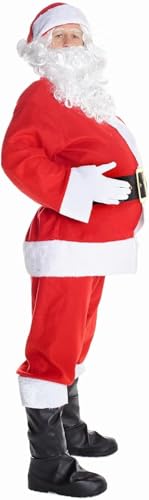 Morph Santa Claus Costume For Men - Professional Santa Suit Outfit For Adults - Saint Nick Costumes Adult Men - Holiday Party Dress Up Costume, Large - Image 4