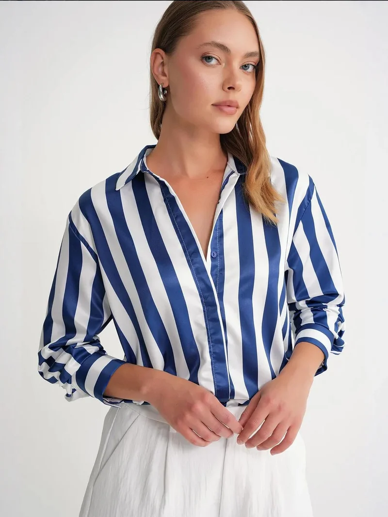 MixRay Mixray Striped Poplin Shirt