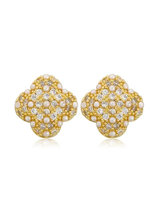 Take Two  Embellished Stud Earrings for Women | Best Price UAE
